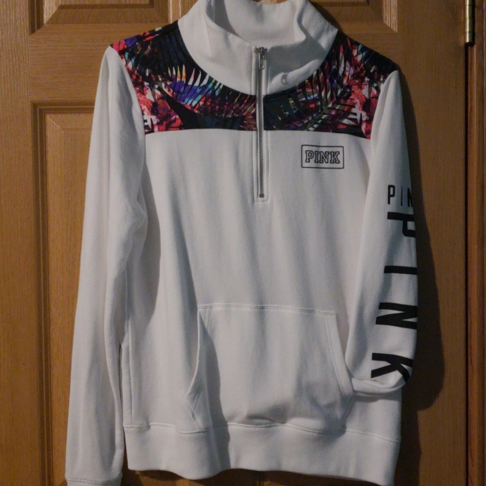 VS Pink Quarter-Zip Jacket